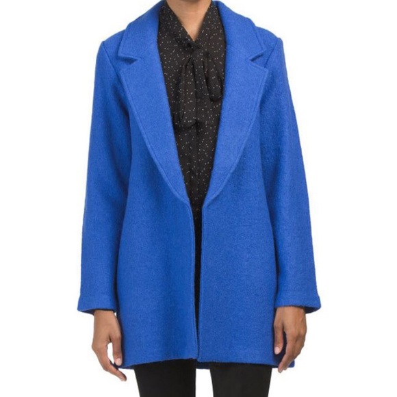 Rachel Zoe Long Open Front Wool Blend 